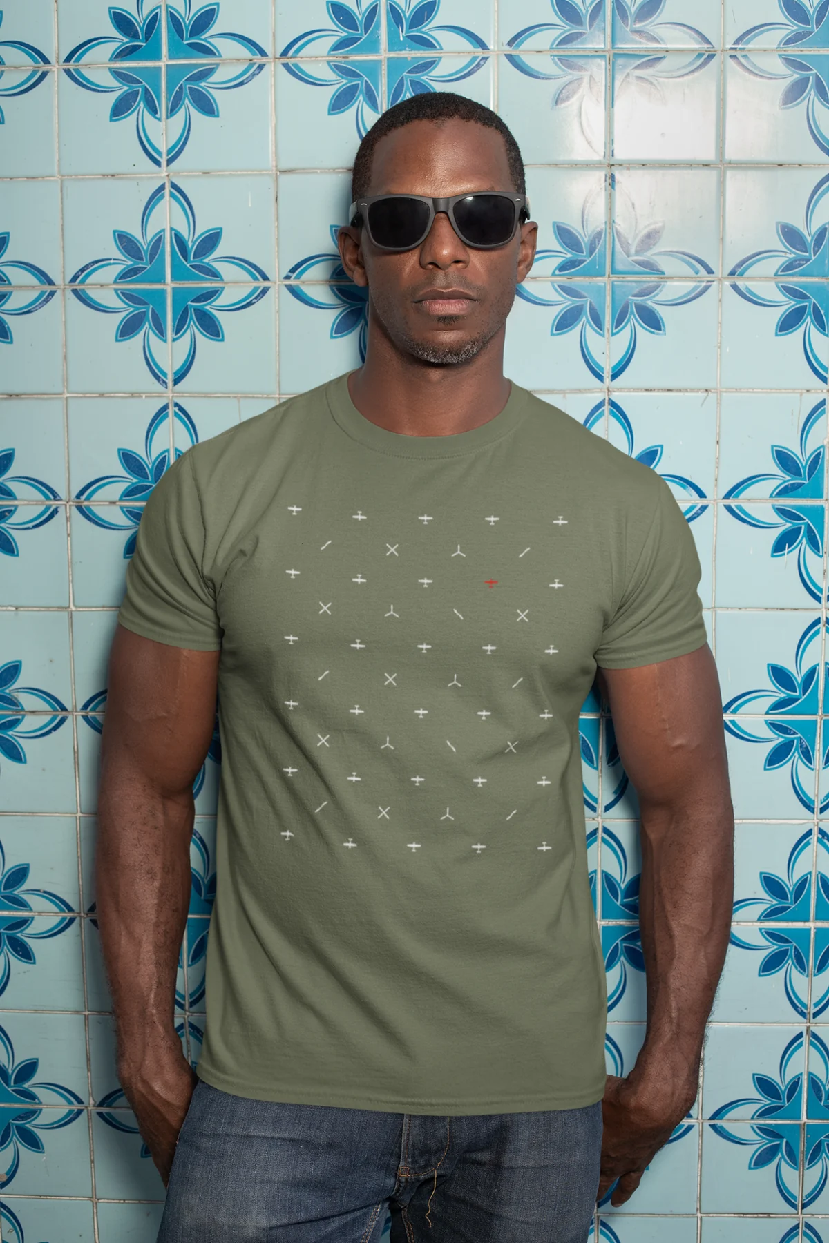 General Aviation Pattern – Pilot Lifestyle T-Shirt - Image 3